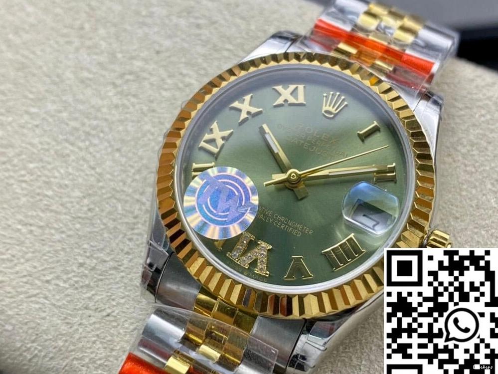 Green 31MM Dial Factory 178273 Rolex TW Datejust 0923
